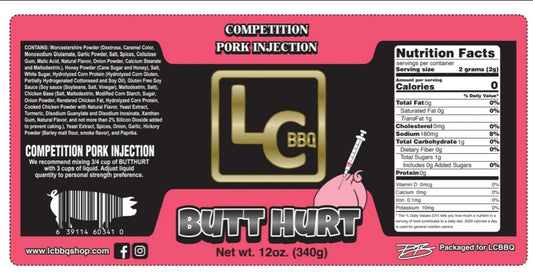 LC BBQ - BUTT HURT PORK IINJECTION